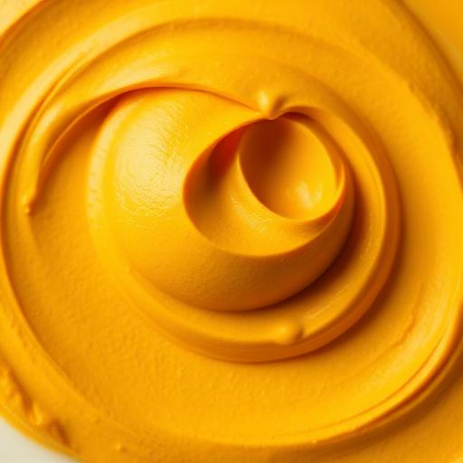 Golden turmeric and saffron clay mask texture